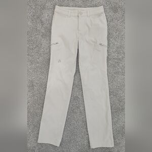 Eddie Bauer Women's Size 0 First Ascent Nylon Pants Hiking Outdoor Fishing Tan
